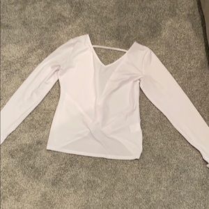 NWOT Zyia V Back Vibes Tee